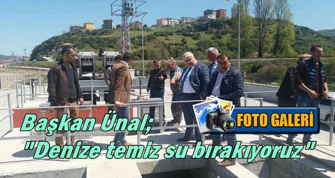 Başkan Ünal, “Derin Deniz Deşarj” ünitesini inceledi…