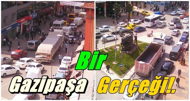 TIR’lar Gazipaşa’yı çileden çıkarttı!.