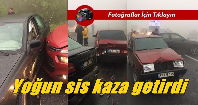 Zonguldak-Ereğli yolunda zincirleme kaza…