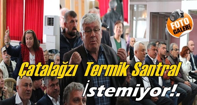 ÇED Toplantısında gergin anlar…