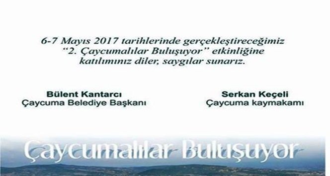 Çaycumalılar için büyük buluşma yarın…