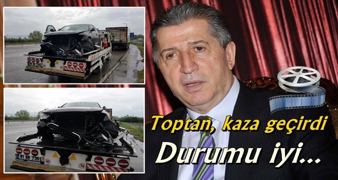Eski TBMM Başkanı Toptan kaza geçirdi…