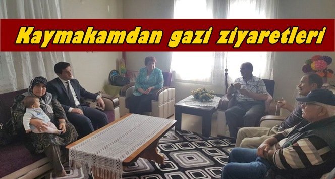 Gökçebey Kaymakamı Öztürk’ten Gazilere ziyaret