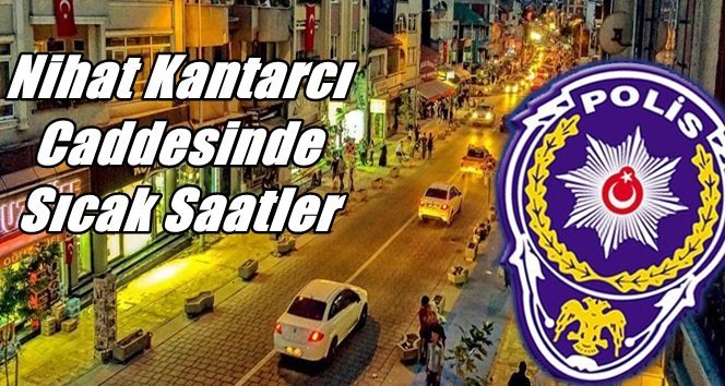 Cadde ortasında olay..Polis silah çekti!.