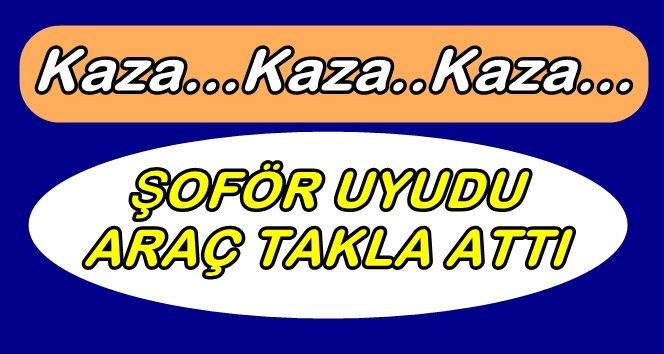 Otomobil takla attı; 5 yaralı