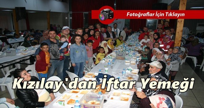 Kızılay Çatalağzı şubesinden iftar yemeği