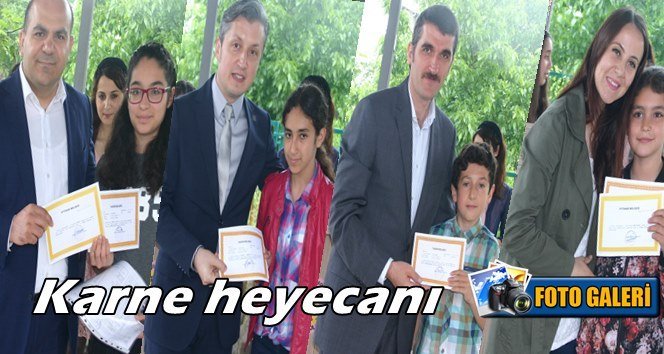 Türkali’de karne heyecanı…