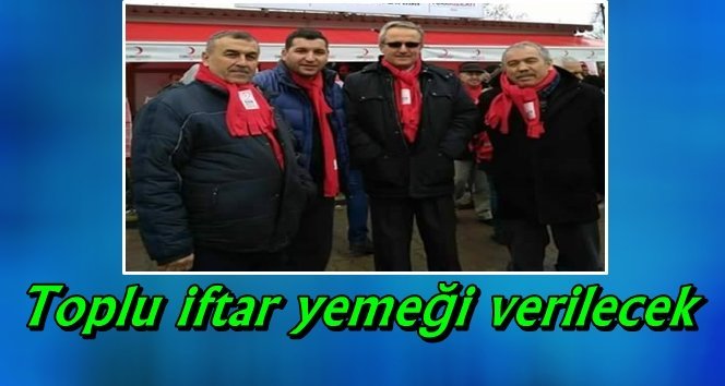 Kızılay Çatalağzı Şubesinden iftar yemeği…