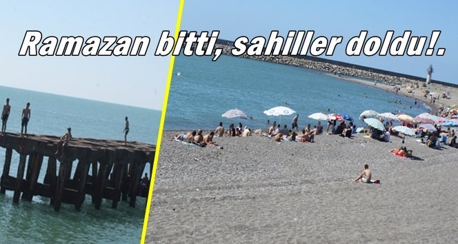 Filyos sahili doldu…