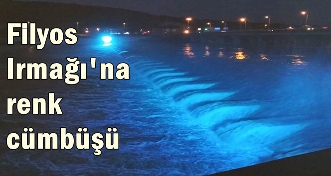 Filyos ırmağı renklendi…