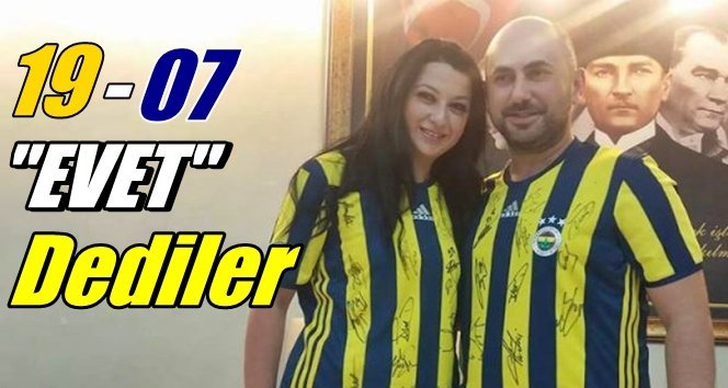 Nikaha Fenerbahçe forması ile geldiler…