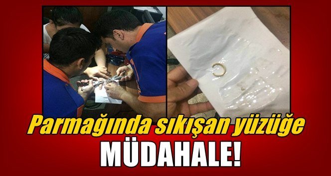 Yüzüğe AFAD’dan operasyon!