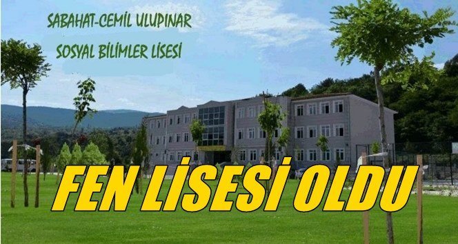 Ulupınar; “Fen Lisemiz hayırlı olsun”