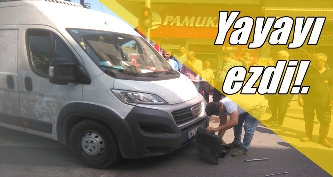 Gazipaşa’da kaza!. Minibüsün altında kaldı…