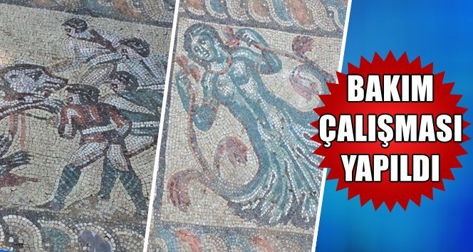 Kadıoğlu Mozaiklerinde bakım