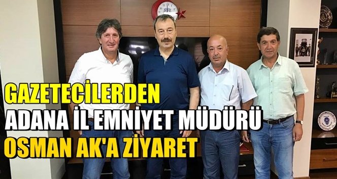 Zonguldaklı gazetecilerden Emniyet Müdürüne ziyaret