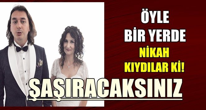 Kdz Ereğli’de yok böyle bir nikah!.