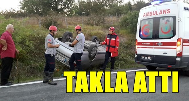 Trafik kazası; 3 yaralı