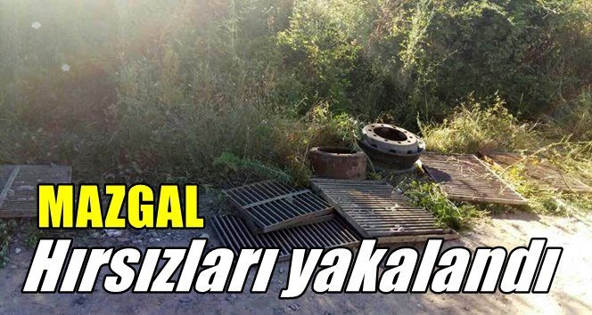 Çaycuma’da mazgalları çalan hırsızlar yakalandı…