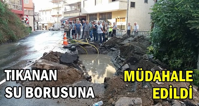 Muhtarlık duruma el attı, su geldi!.