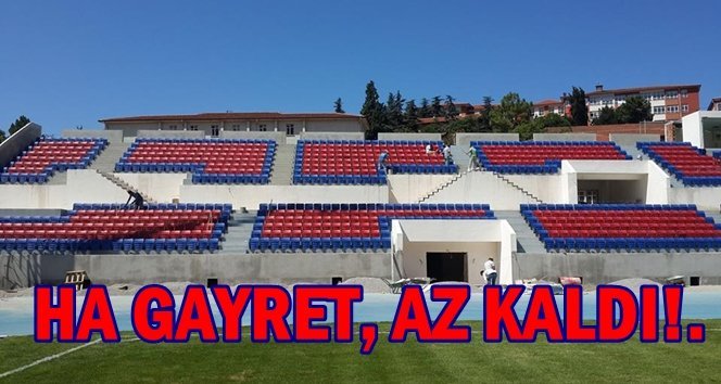 Kendi sahamızda oynamaya az kaldı!.