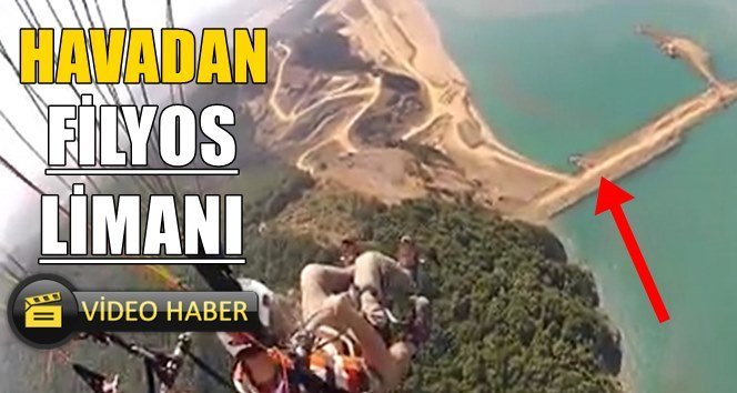 İşte Filyos limanının havadan görünümü…