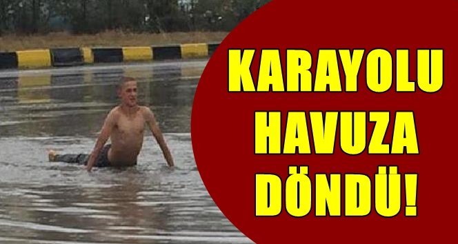 Yağmur yağdı, böyle oldu!.