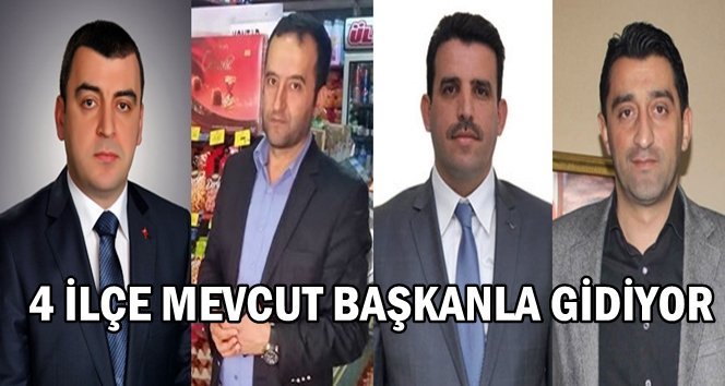 Karar verildi…İşte 4 ilçenin mevcut başkanları…
