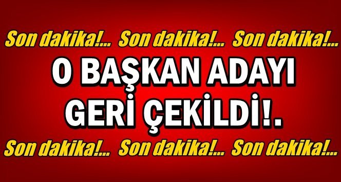 ZONDEF’de flaş gelişme…Çekildi!.