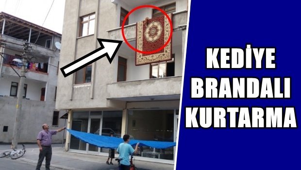 Balkonda mahsur kaldı, operasyon yapıldı…