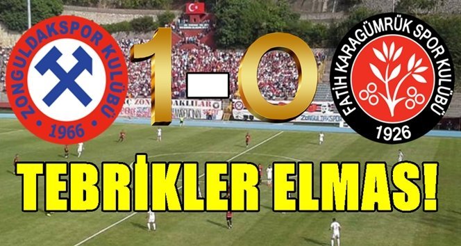 Hakem düdüğü çaldı; Maç sonucu Elmas galip!.