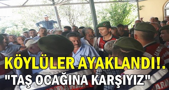 Çaycumalı köylüler değerlerine sahip çıkıyor