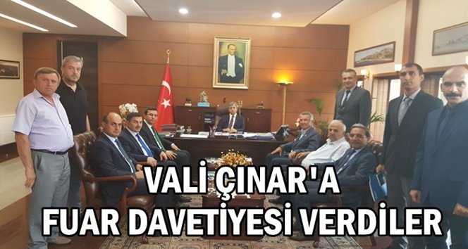 Çaycuma heyeti Valilikte…