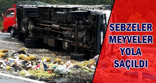 Kamyonlar çarpıştı…