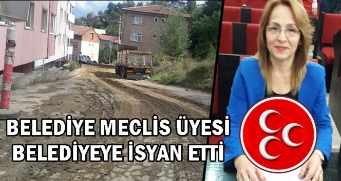 Yollar çamur deryası olunca belediyeye çağrıda bulundu