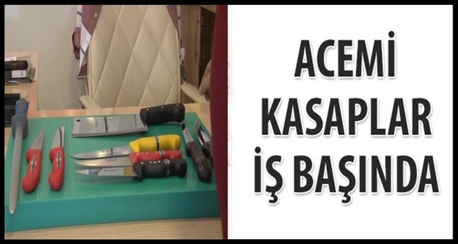 Kendilerini kestiler, soluğu hastanede aldılar!.