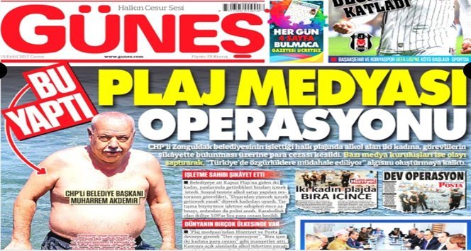 Muharrem Akdemir’i GÜNEŞ çarptı!