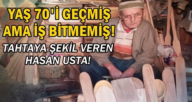 Gökçebeyli ahşap oymacısı Hasan Usta!. Bakın neler yapıyor…