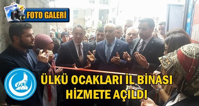 Ülkü Ocakları İl binası Genel Başkan Kılavuz tarafından açıldı…