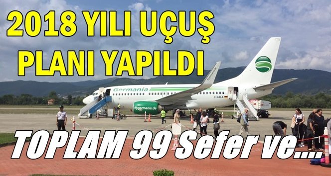 2018 yılının uçuş planı değerlendirildi. İşte sefer sayısı…