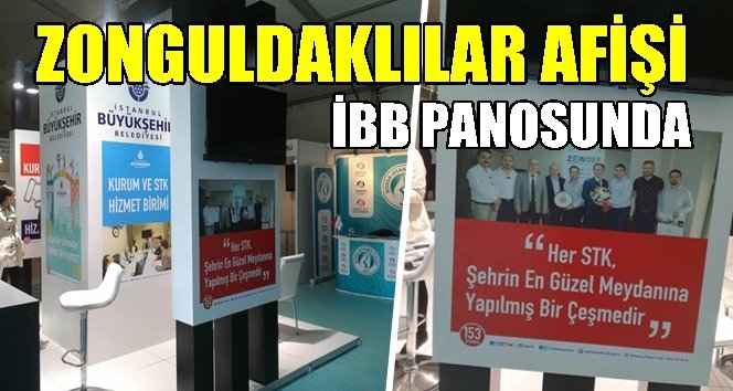 ZONDEF afişini astılar. Büyük gurur!.