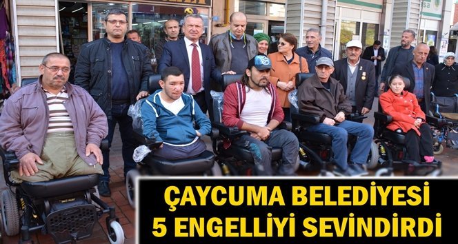 5 engelli vatandaşa akülü tekerlekli sandalye…