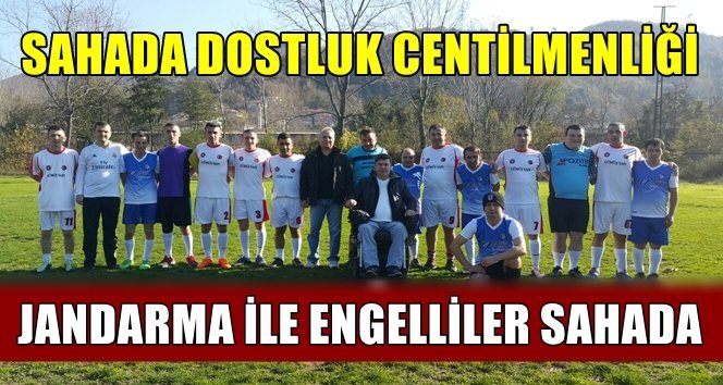 Mehmetçik ile engelliler futbol maçı yaptı…Sahada dostluk kazandı.