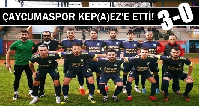 Çaycumaspor’da yine galibiyet sevinci…