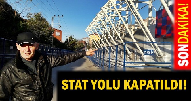 Trafiğe kapatıldı…