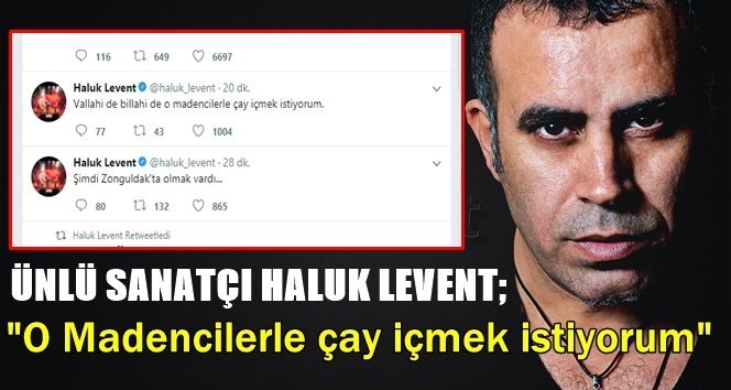 Tweet attı, madencilerle çay içmek istedi…