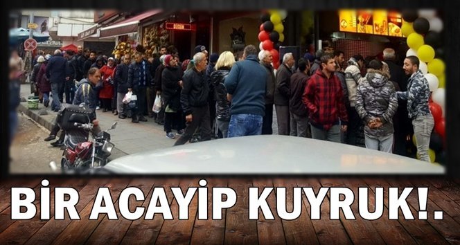 Bu kuyruk maaş kuyruğu değil!. Bilin bakalım…