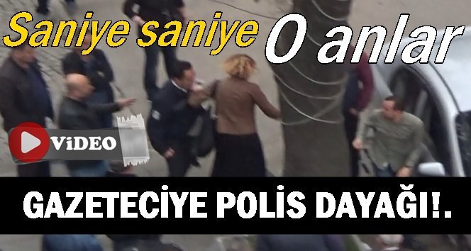 Görüntü alan gazeteciye saldırdı…