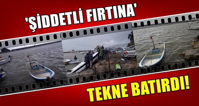 Tekneleri dalgalar batırdı!.