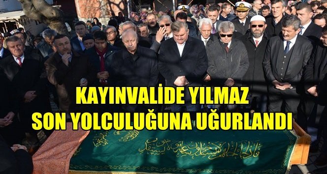 Çaturoğlu’nun kayınvalidesi uğurlandı…